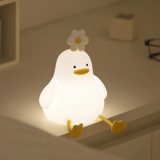 Flower Duck Night Light